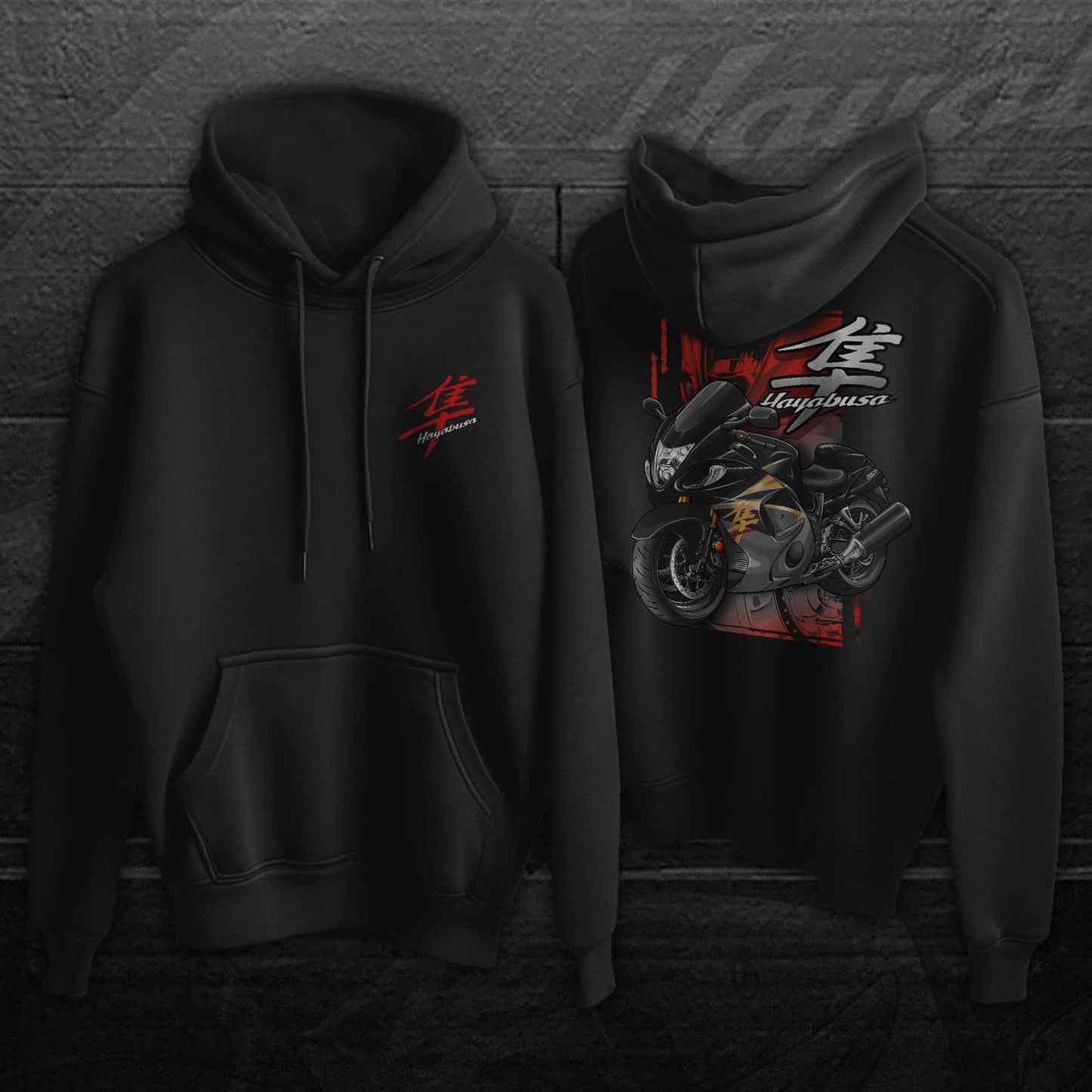Suzuki Hayabusa 2014-15 Inspired Hoodie - Motorcycle Sweatshirt