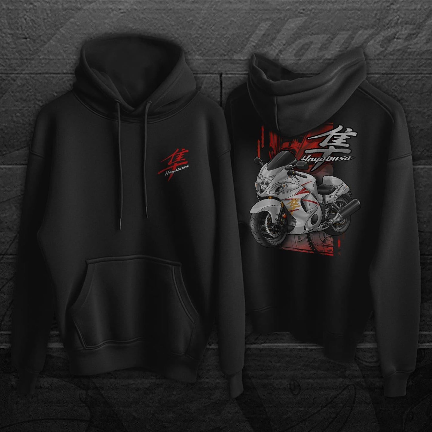 Suzuki Hayabusa 2014-15 Inspired Hoodie - Motorcycle Sweatshirt