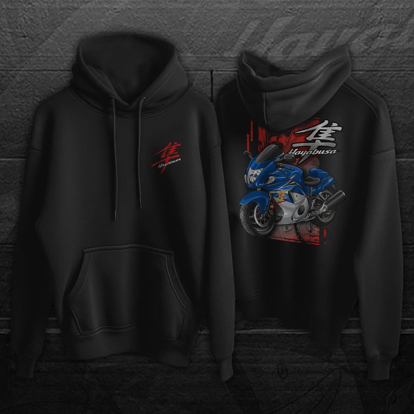 Suzuki Hayabusa 2014-15 Inspired Hoodie - Motorcycle Sweatshirt