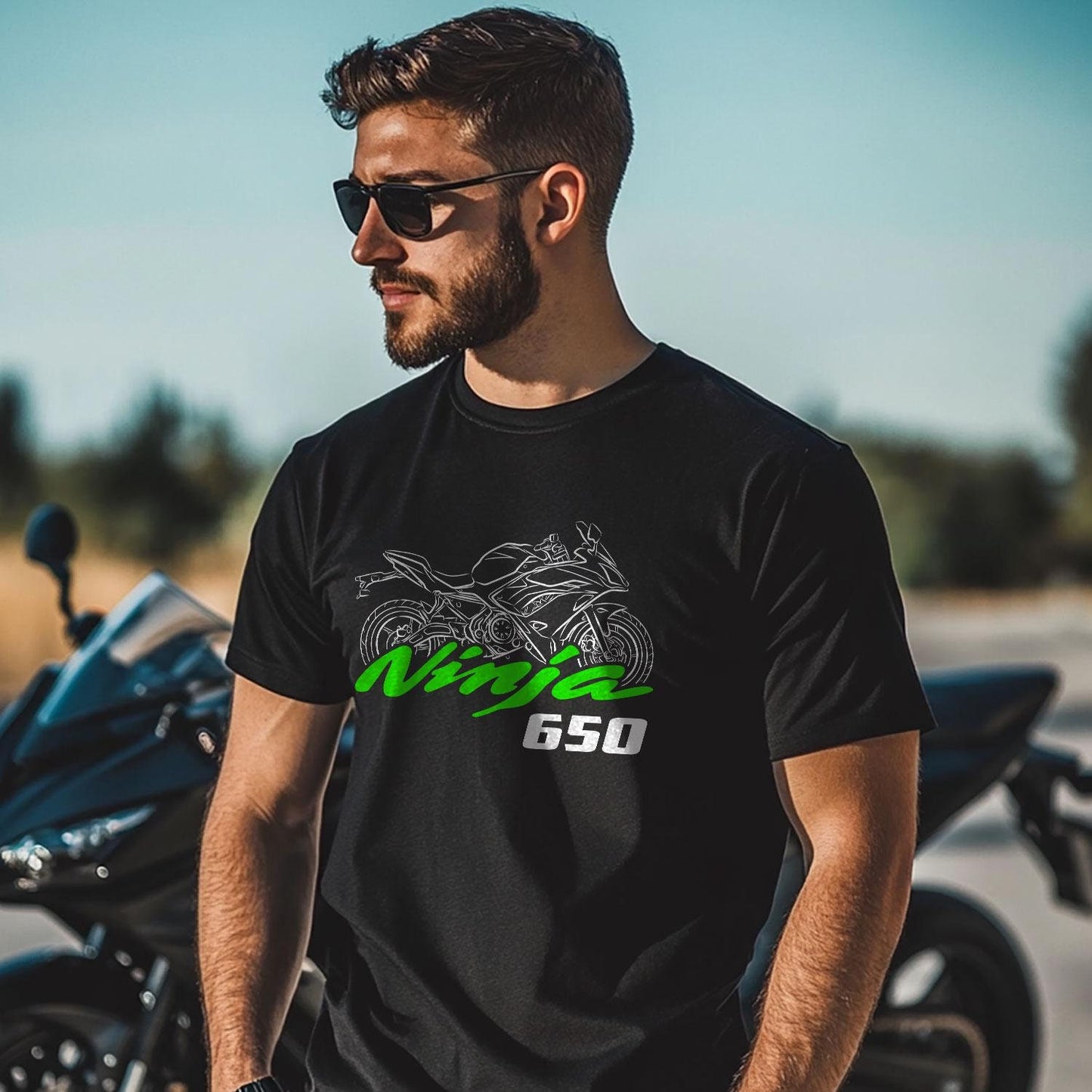 Kawasaki Ninja 650 & 650R Inspired T-Shirt - Motorcycle Tee Shirt for Riders