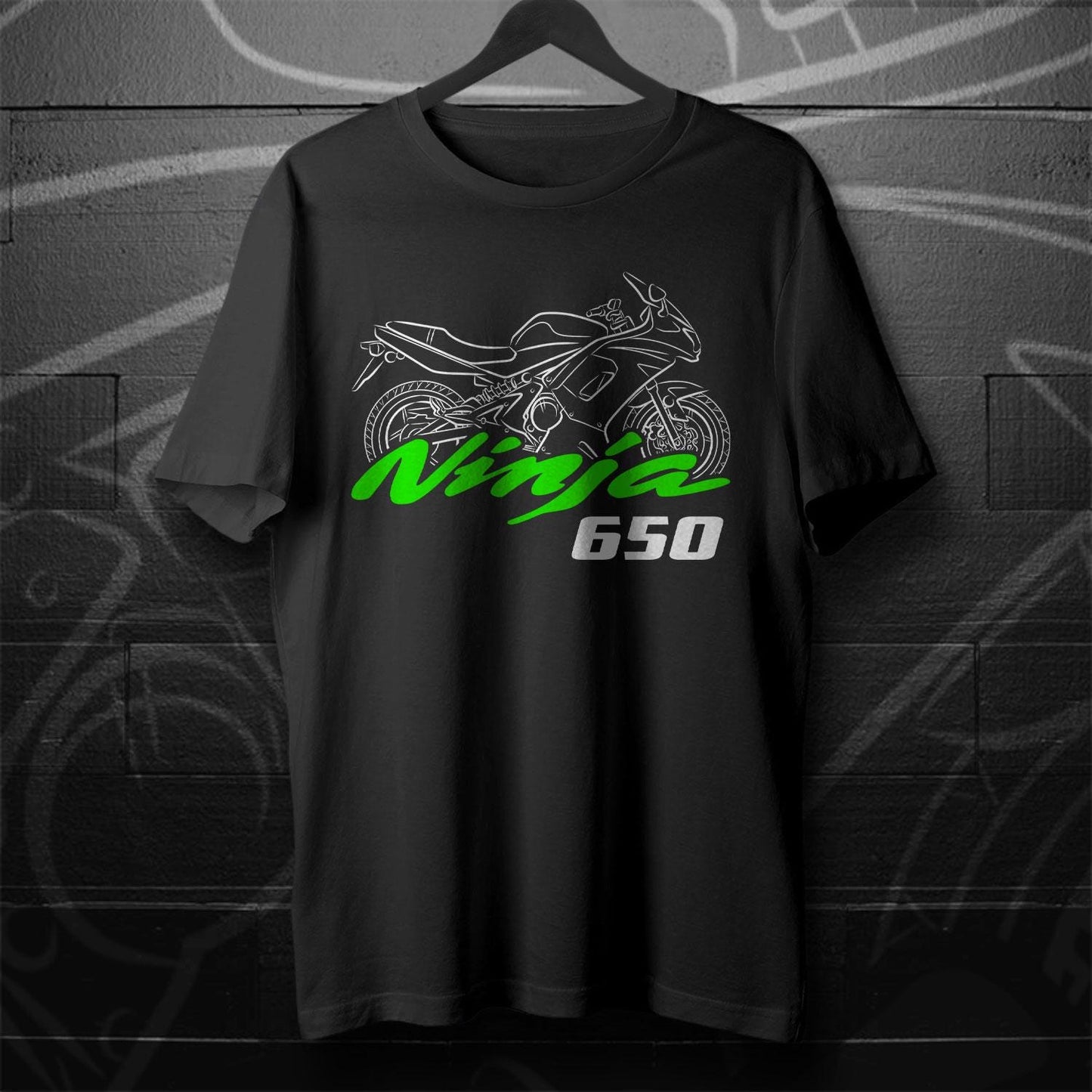 Kawasaki Ninja 650 & 650R Inspired T-Shirt - Motorcycle Tee Shirt for Riders