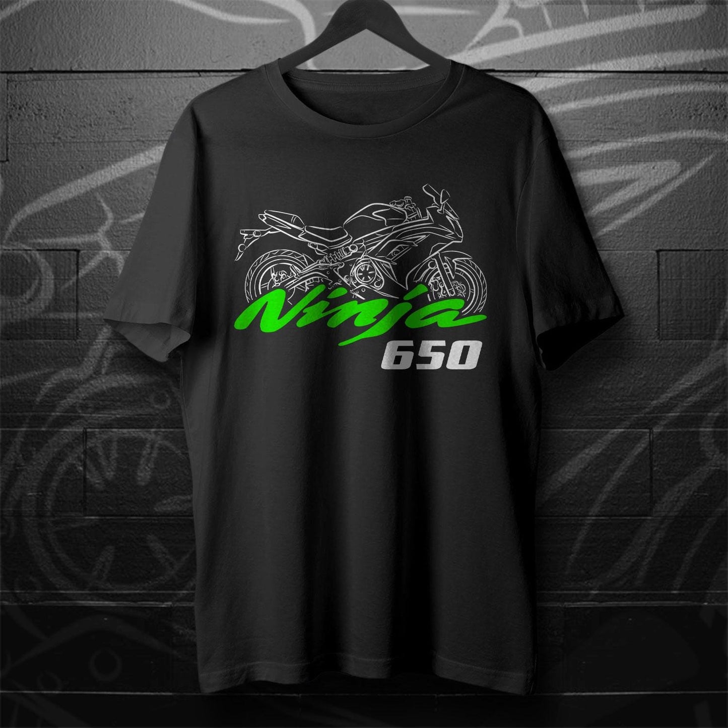 Kawasaki Ninja 650 & 650R Inspired T-Shirt - Motorcycle Tee Shirt for Riders