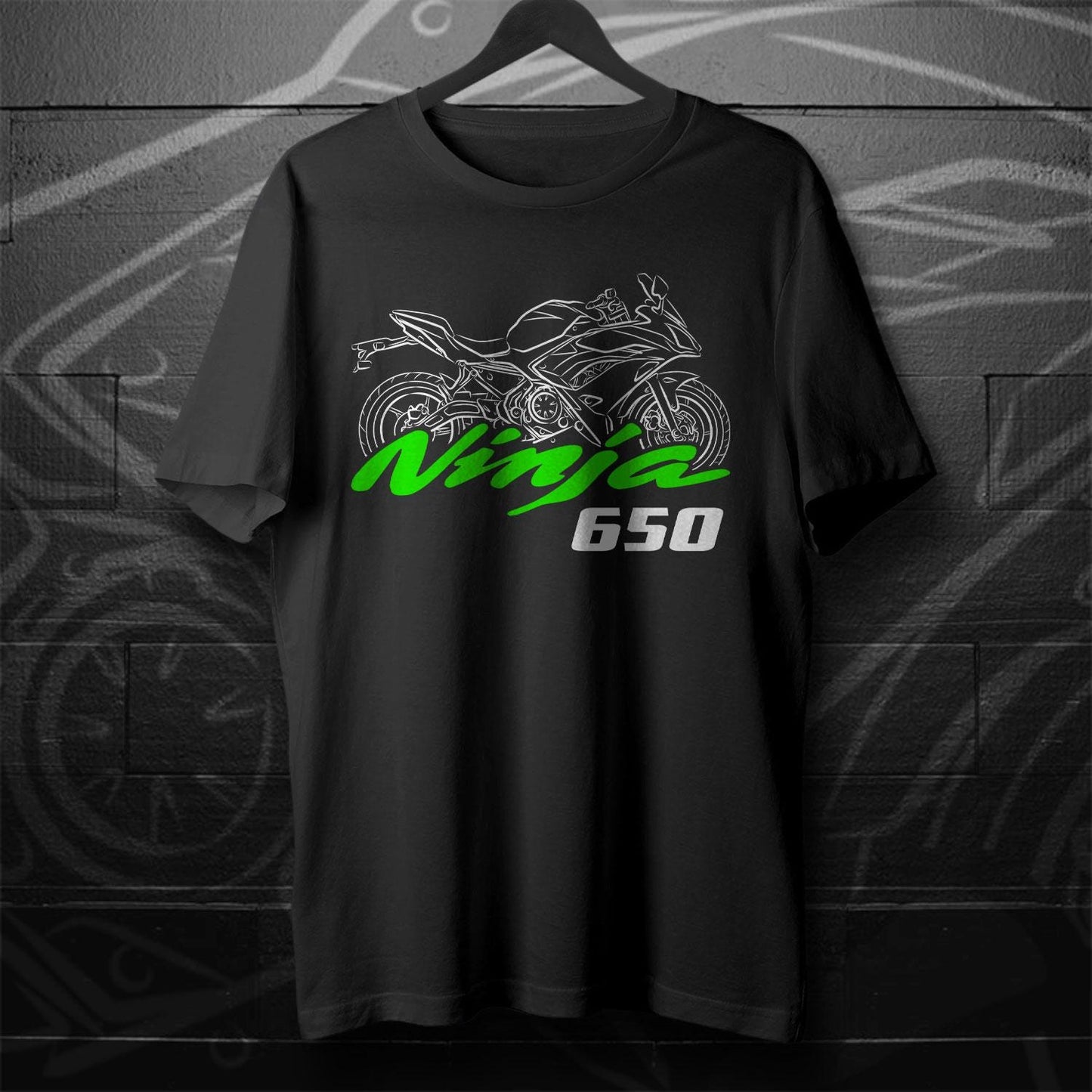 Kawasaki Ninja 650 & 650R Inspired T-Shirt - Motorcycle Tee Shirt for Riders