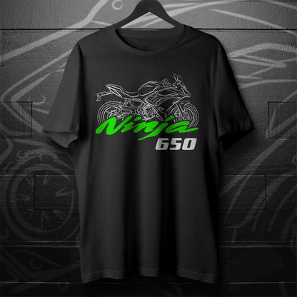 Kawasaki Ninja 650 & 650R Inspired T-Shirt - Motorcycle Tee Shirt for Riders