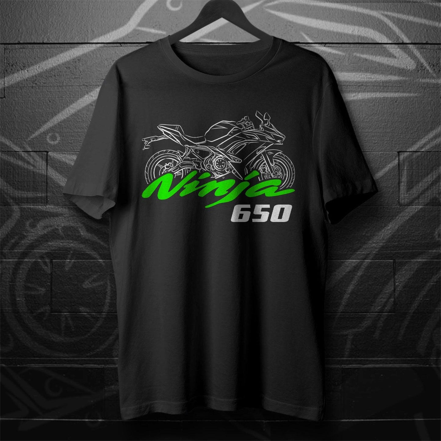 Kawasaki Ninja 650 & 650R Inspired T-Shirt - Motorcycle Tee Shirt for Riders