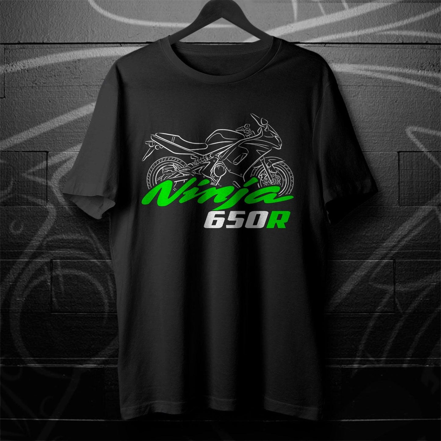 Kawasaki Ninja 650 & 650R Inspired T-Shirt - Motorcycle Tee Shirt for Riders