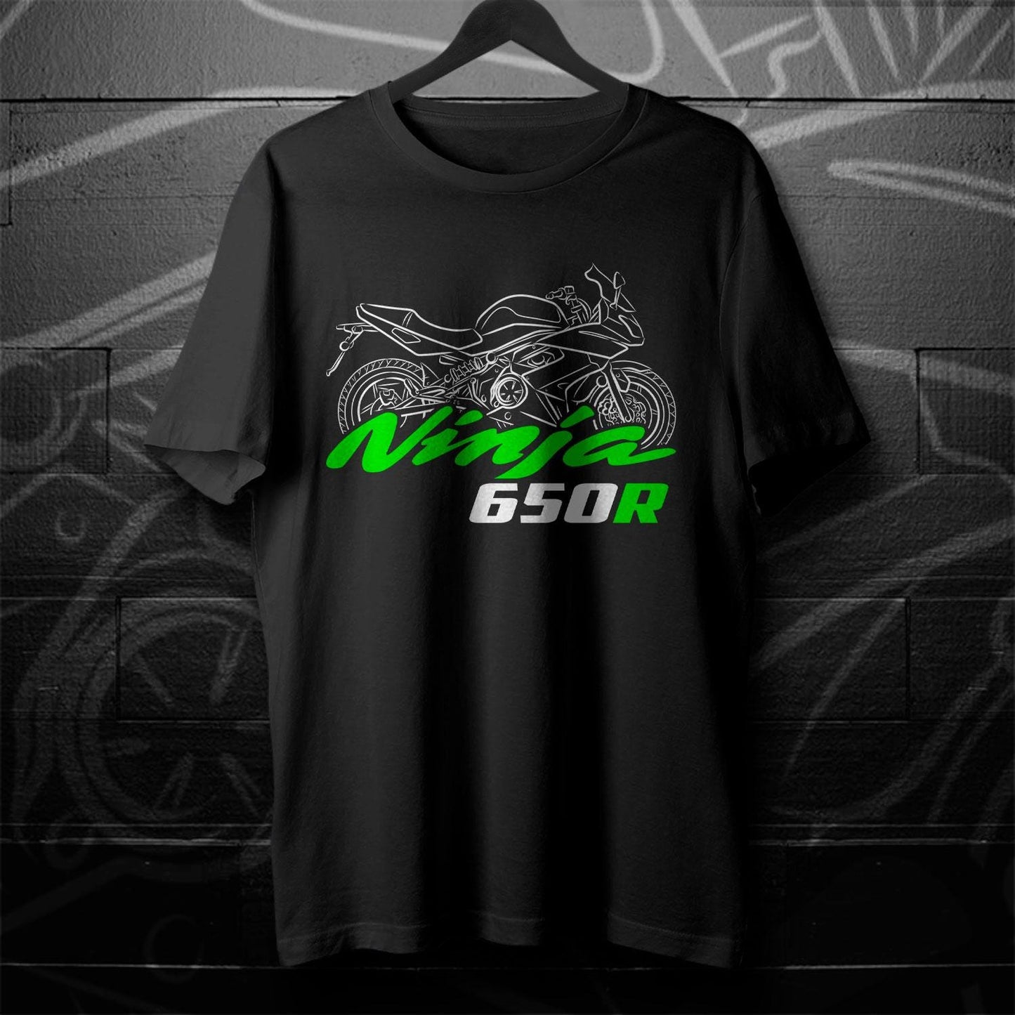 Kawasaki Ninja 650 & 650R Inspired T-Shirt - Motorcycle Tee Shirt for Riders