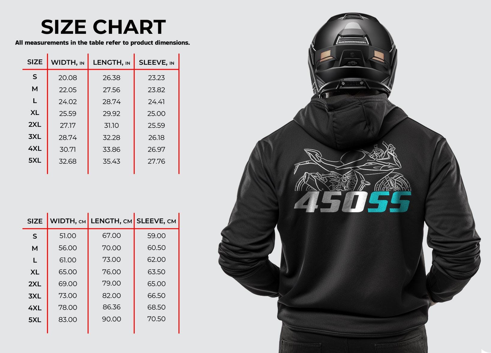 CFMoto 450SS 2023 - 2024 Inspired Hoodie - Motorcycle Sweatshirt for Riders