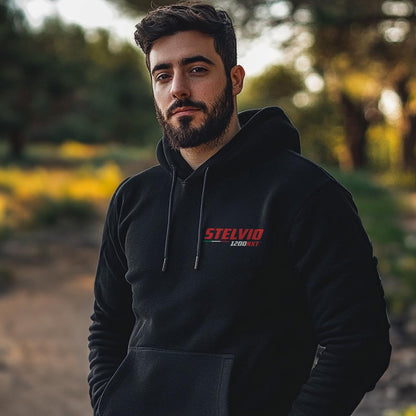 Moto Guzzi Stelvio 1200 NTX Inspired Hoodie - Motorcycle Sweatshirt for Riders