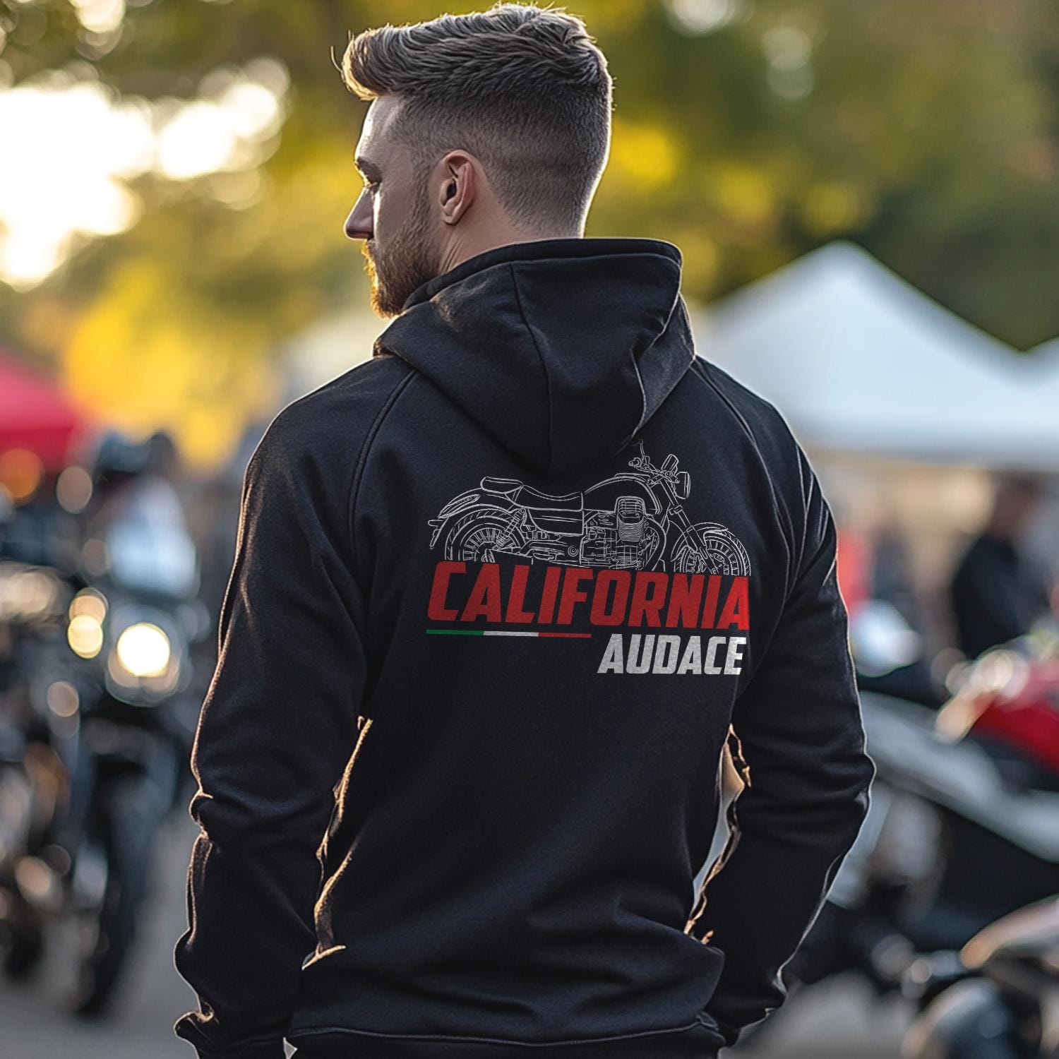 Moto Guzzi California Audace 1400 2016 - 2021 Inspired Hoodie - Motorcycle Sweatshirt for Riders