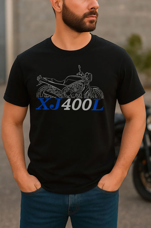 Yamaha XJ400L 1993 Inspired T-Shirt - Motorcycle Tee Shirt for Riders