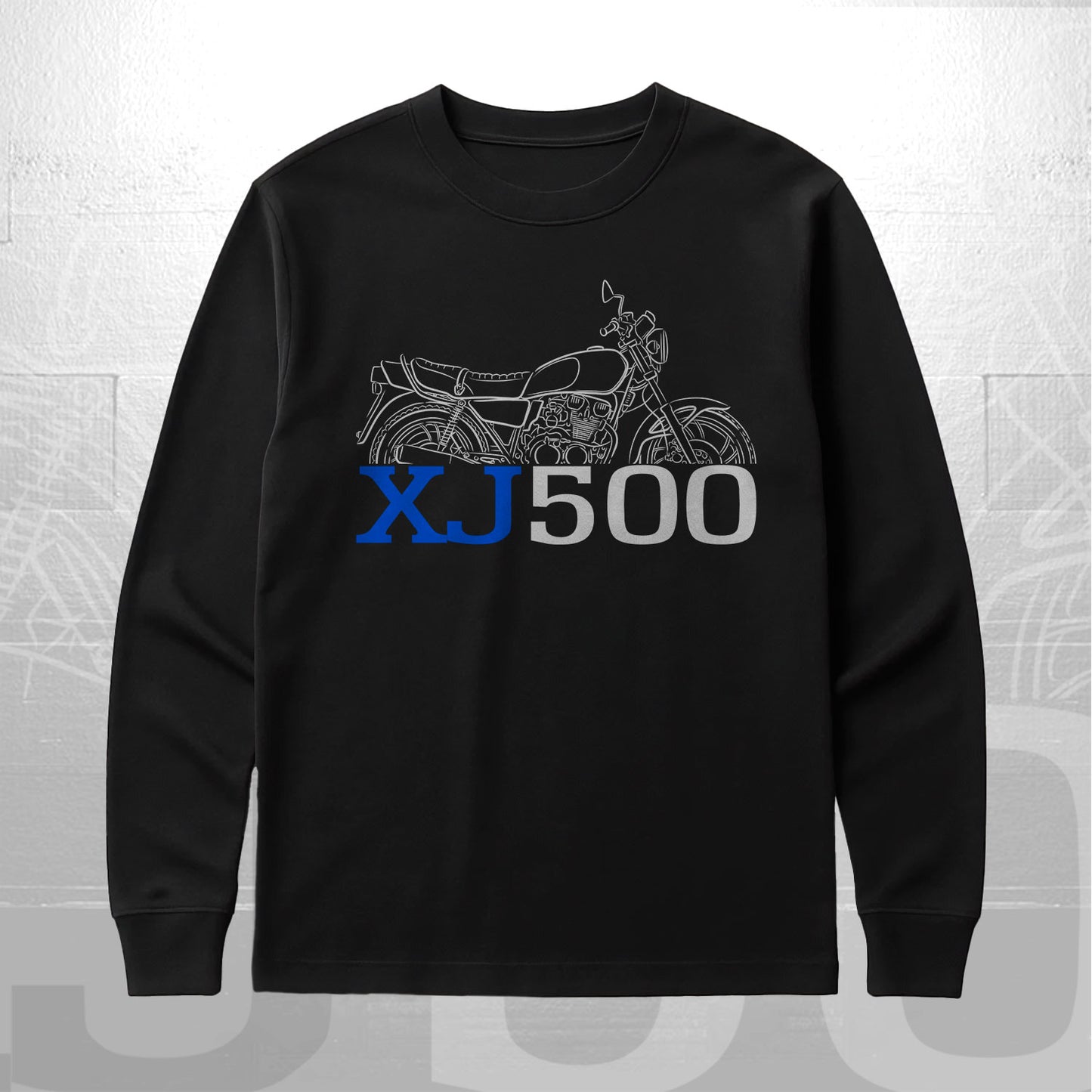 Yamaha XJ500 1981 Inspired Long Sleeve T-Shirt - Long-Sleeve Motorcycle Tee Shirt for Riders