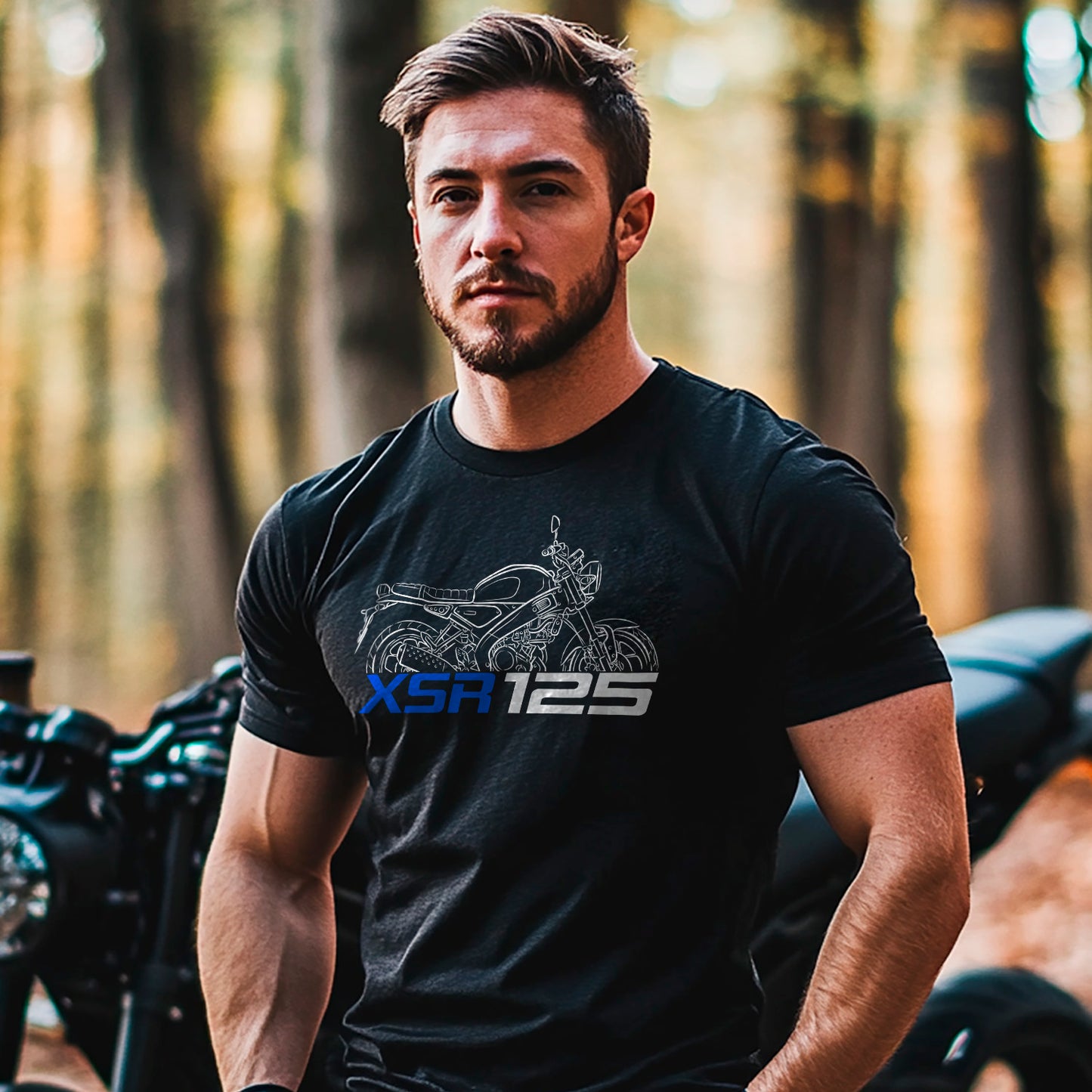 Yamaha XSR 125 2021 - 2025 Inspired T-Shirt - Motorcycle Tee Shirt for Riders