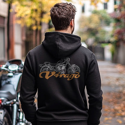 Yamaha XV535 Virago 1987 - 2003 Inspired Hoodie - Motorcycle Sweatshirt for Riders