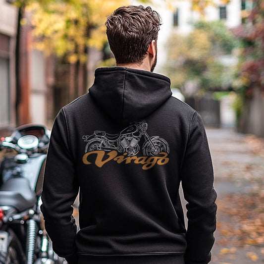 Yamaha XV535 Virago 1987 - 2003 Inspired Hoodie - Motorcycle Sweatshirt for Riders