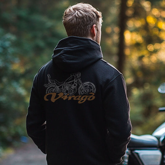 Yamaha XV1000 Virago 1984 - 1985 Inspired Hoodie - Motorcycle Sweatshirt for Riders