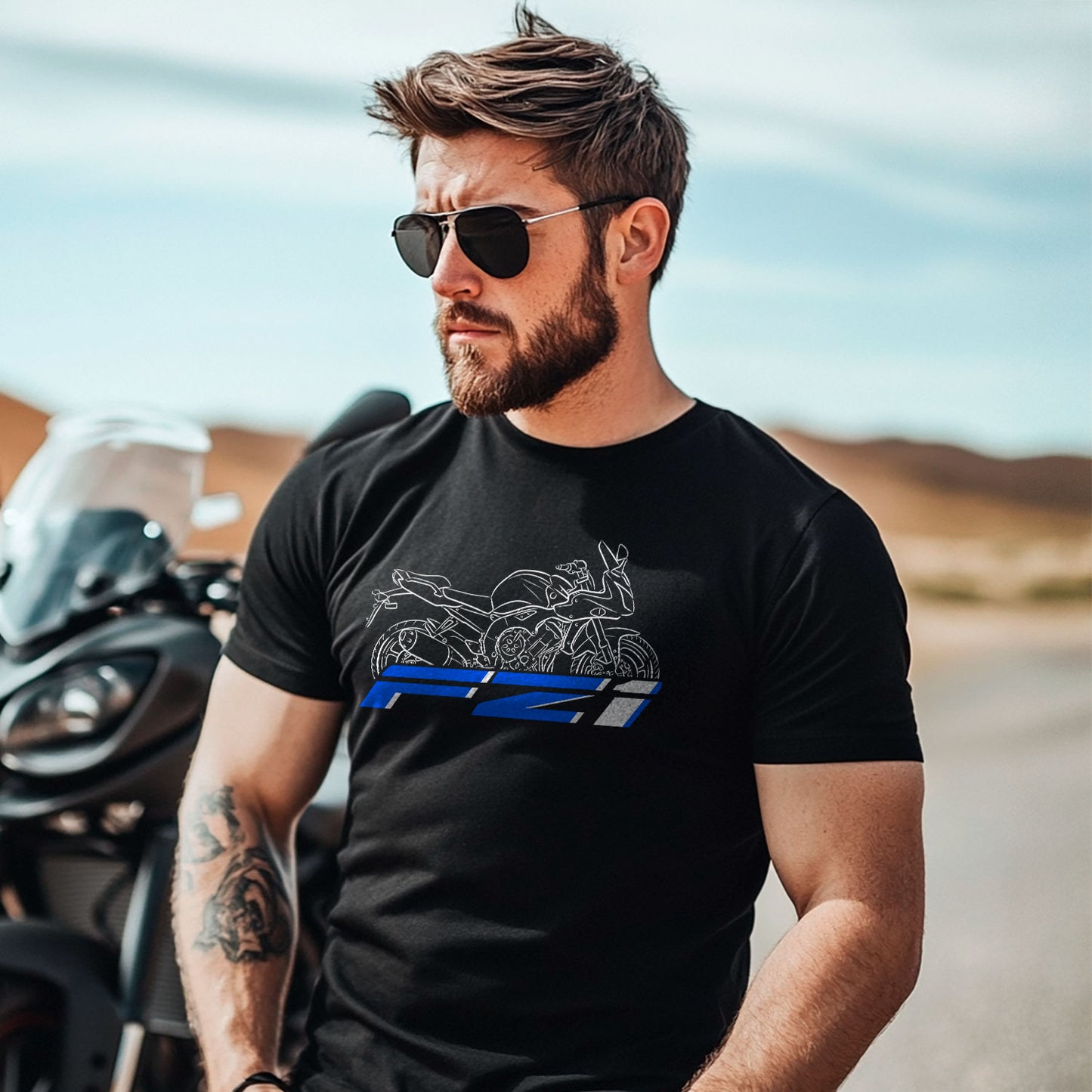 Yamaha FZ1-S 2012 - 2015 Inspired T-Shirt - Motorcycle Tee Shirt for Riders