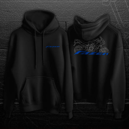 Yamaha FZ6 Fazer Inspired Hoodie - Motorcycle Sweatshirt for Riders