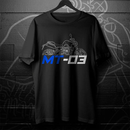 Yamaha MT-03 Inspired T-Shirt - Motorcycle Tee Shirt for Riders