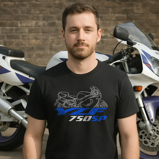 Yamaha YZF 750SP 1993 - 1997 Inspired T-Shirt - Motorcycle Tee Shirt for Riders