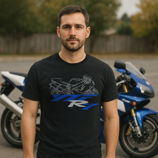 Yamaha YZF-R7 1999 Inspired T-Shirt - Motorcycle Tee Shirt for Riders