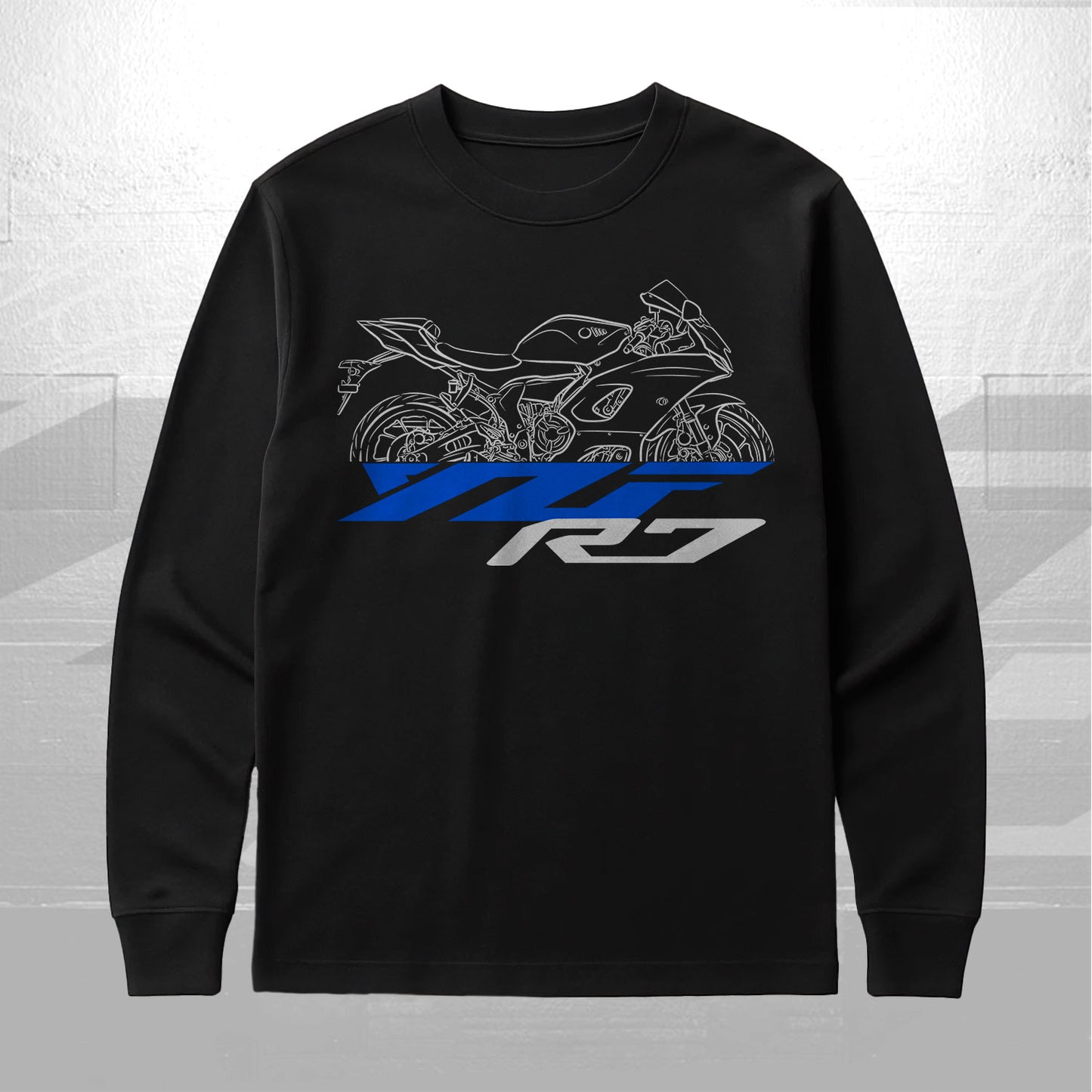 Yamaha YZF-R7 2022 - 2025 Inspired Long Sleeve T-Shirt - Long-Sleeve Motorcycle Tee Shirt for Riders