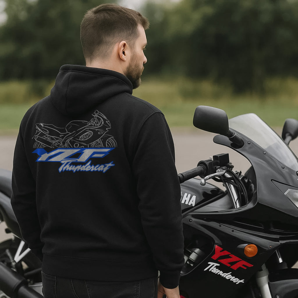 Yamaha YZF600R Thundercat 1996 - 2007 Inspired Hoodie - Motorcycle Sweatshirt for Riders