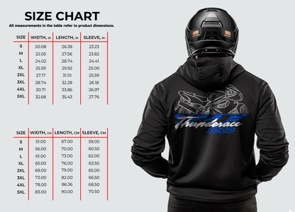Yamaha YZF1000R Thunderace 1996 - 2005 Inspired Hoodie - Motorcycle Sweatshirt for Riders