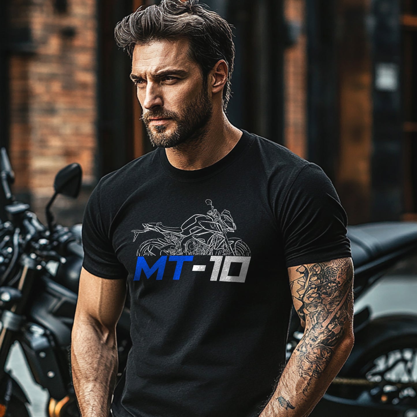 Yamaha MT-10 Inspired T-Shirt - Motorcycle Tee Shirt for Riders