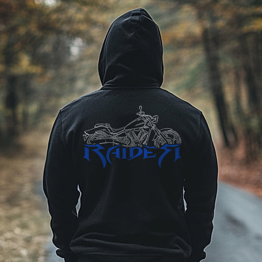Yamaha Raider Inspired Hoodie - Motorcycle Sweatshirt for Riders