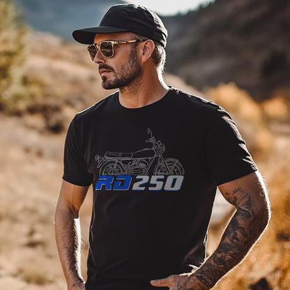 Yamaha RD250 Inspired T-Shirt - Motorcycle Tee Shirt for Riders