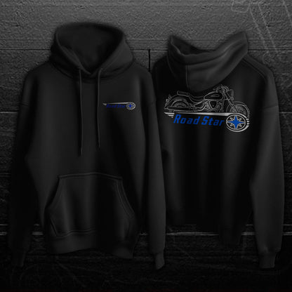 Yamaha Road Star XV1700A - XV1700AW Inspired Hoodie - Motorcycle Sweatshirt for Riders