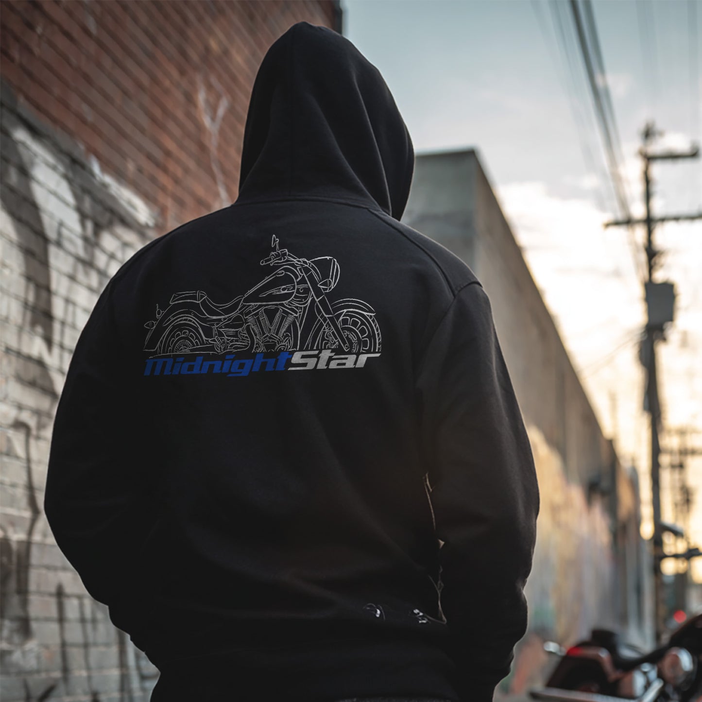 Yamaha Roadliner Inspired Hoodie - Motorcycle Sweatshirt for Riders
