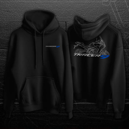 Yamaha Tracer 9 Inspired Hoodie - Motorcycle Sweatshirt for Riders