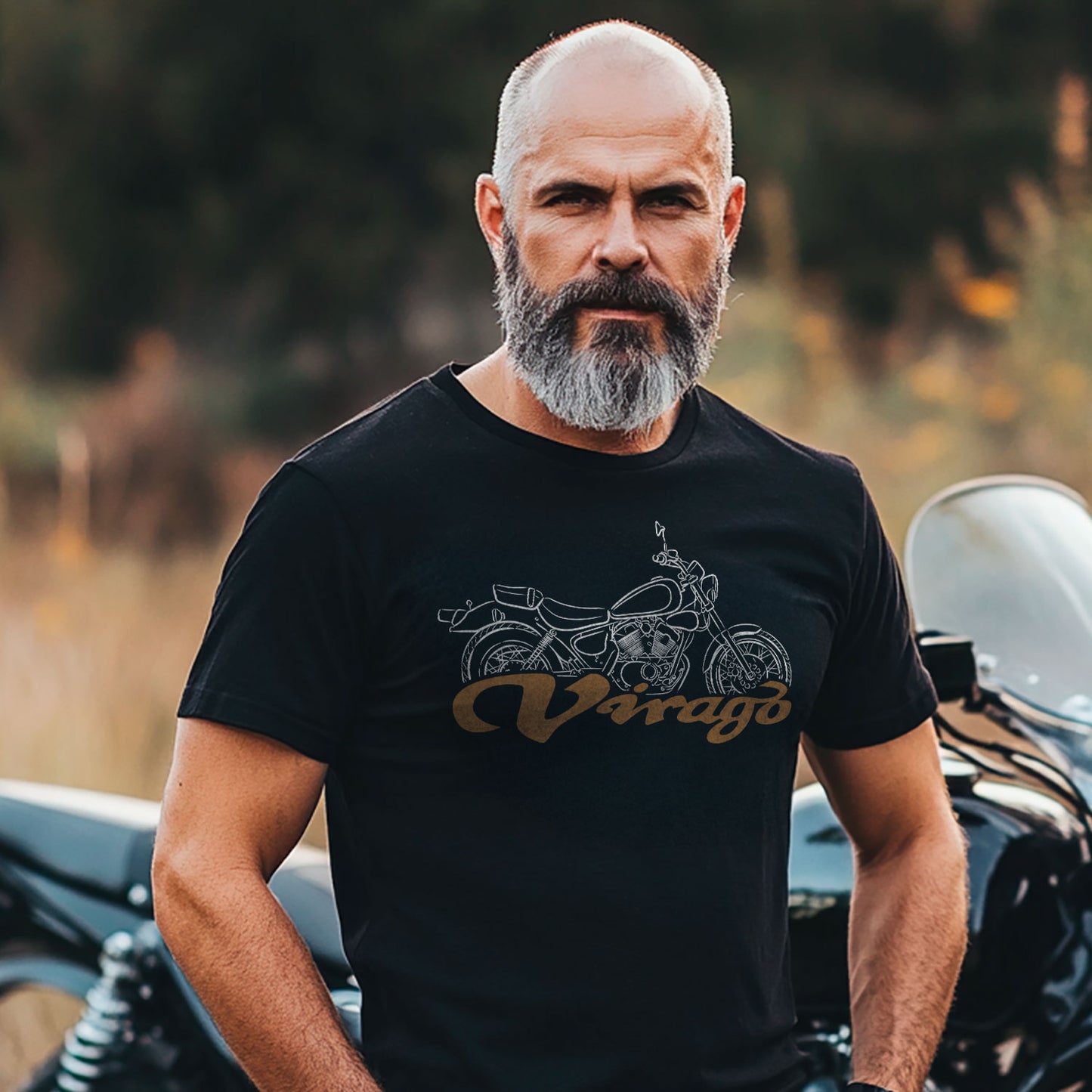 Yamaha XV250 Virago Inspired T-Shirt - Motorcycle Tee Shirt for Riders