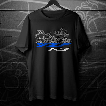 Yamaha YZF-R1 2025 Inspired T-Shirt - Motorcycle Tee Shirt for Riders