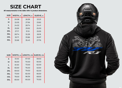 Yamaha YZF-R1 2020-2024 Inspired T-Shirt - Motorcycle Tee Shirt for Riders