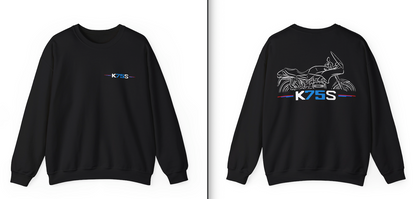 BMW K75S Hoodie - Motorcycle Sweatshirt for Motorrad Riders